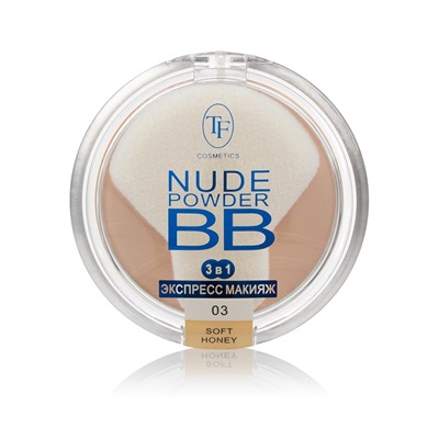 TF Пудра компактная Nude BB Powder 3in1 тон 03 нежный медовый (Китай)