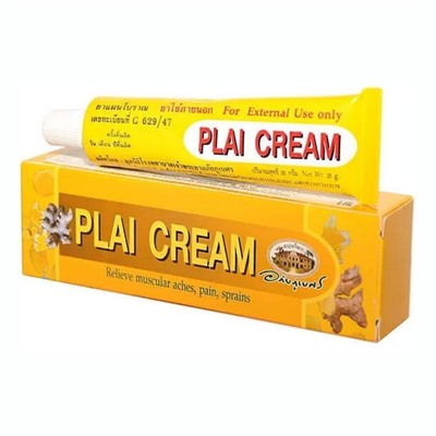 Abhaibhubejhr Мазь от ушибов и гематом с экстрактом имбиря / Plai Cream, 25 г