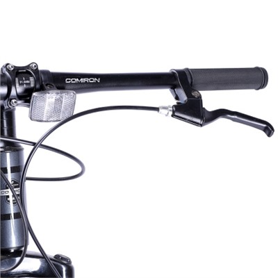 Велосипед 27,5" рама 17" 1*10 sp COMIRON SYSTEM серый полис чёрный глянцевый белый керамик