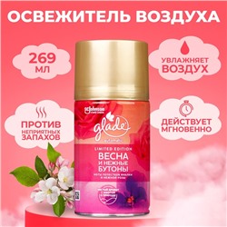 Сменный баллон Glade Automatic «Весна и нежные бутоны», 269мл