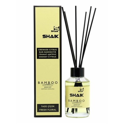 Аромадиффузор с палочками Shaik Bamboo Grenade Citrus (Гранат-Цитрус)