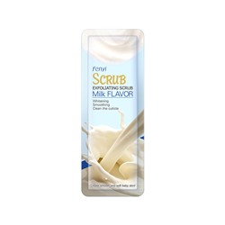 FENYI Skin brightening scrub Осветляющий скраб для тела с экстрактом молока, 3г
