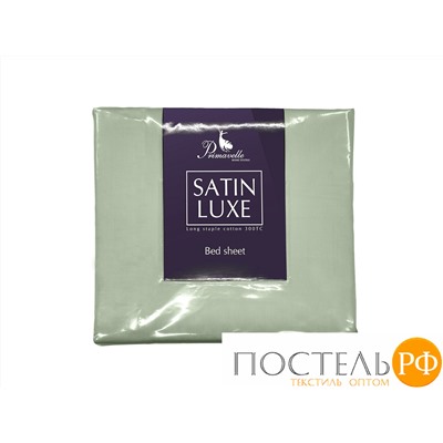 114911801-сгL84 Простыня Satin Luxe 180х215 шалфей