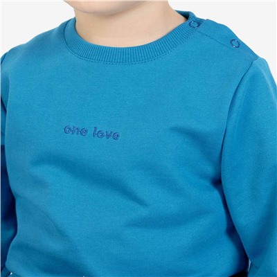 Костюм детский свитшот и брюки «One love light»