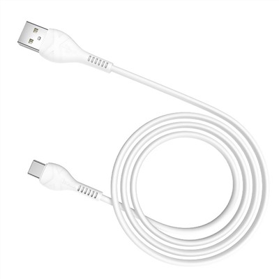 Кабель USB - Type-C Hoco X37 Cool power  100см 3A  (white)