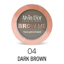 Alvin D`or BP-02 Тени для бровей  BROW ME  тон 04 dark brown