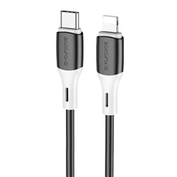 Кабель Type-C - Apple lightning Borofone BX79 PD 20W 100см 3A  (black)