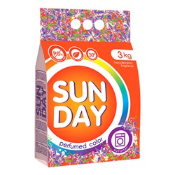 Sunday Стиральный порошок парфюмированный Автомат для цветного 3кг