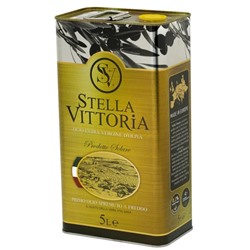 5 Масло оливковове нерафинированное Stella vittoria Extra Virgin 1л Италия