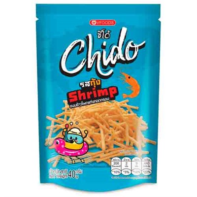 Палочки пшенично-кукурузные Chido Shrimp 40гр