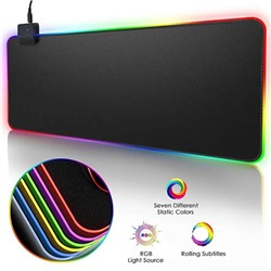 Коврик для мышки с подсветкой Luminous Mouse Pad 80х30см RGB-01