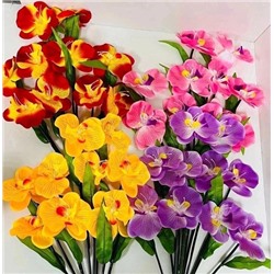 Цветы искусственные декоративные Орхидеи (10 цветков) 60 см