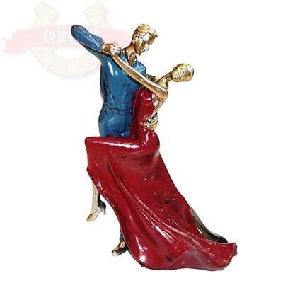 Скульптура полистоун Пара в танце 26*14см