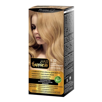 Белита М Hair Happiness Крем-краска для волос аммиачная 9.32 бежевый блондин