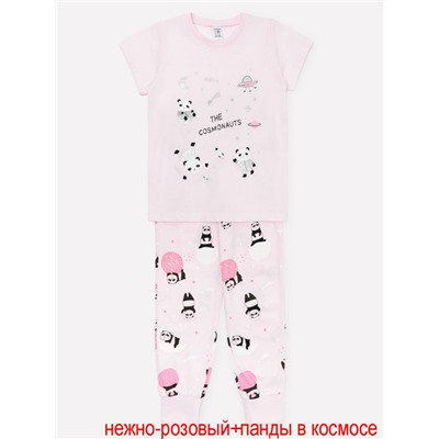 Пижама для дев.(фуфайка+брюки) К1526
