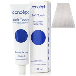 Крем-краска для волос без аммиака 9.68 очень светлый блондин фиолетово-перламутровый Soft Touch Concept 100 мл