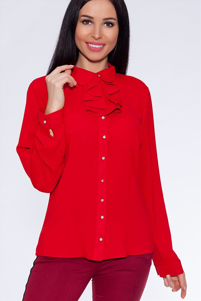 Красивые красные блузки