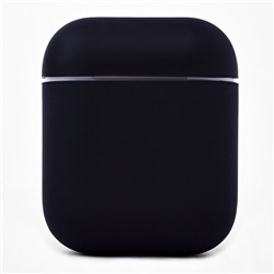 Чехол - Soft touch для кейса "Apple AirPods" (black)