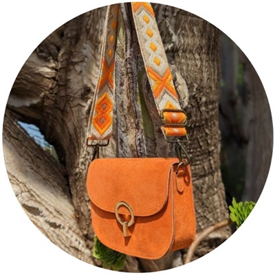 AB.Z PELLE Djuli ser (410) naranja+CINTURON BOLSOS (150)-6 (19) АКЦИЯ