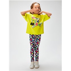 Комплект для девочек ((1)футболка и (2)брюки) Evora цветной Acoola
