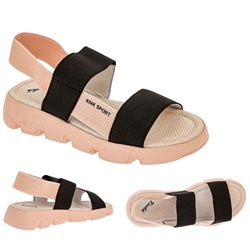 Туфли летн Kenka 23-21 black/pink