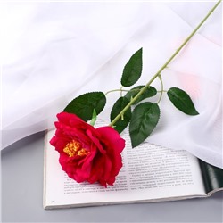 Цветы искусственные "Роза Претти" d-10 см 55 см, малиновый