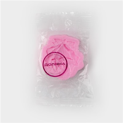Молд Доляна «Дикая роза», силикон, 5,5×5×1,5 см, цвет розовый