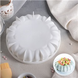 Форма для муссовых десертов и выпечки «Муссиль», 19×4,7 см, цвет белый