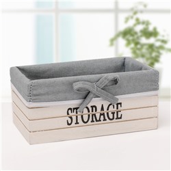 Короб для хранения "Storage", малый, цвет белый