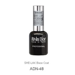 Alvin D`or  Лак-БАЗА для ногтей SHE-LAK BASE Coat  5свойств ADN-4801 8мл