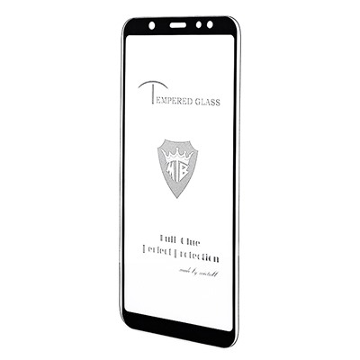 Защитное стекло Full Screen Brera 2,5D для "Samsung SM-A605 Galaxy A6 Plus 2018" (black) (black)