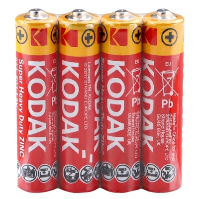 Батарейка AAA Kodak R03 SR-4 (40)(200) [K3AHZ 4S] ЦЕНА УКАЗАНА ЗА 1 ШТ