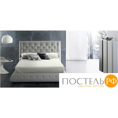 114911801-сгL11 Простыня Satin Luxe (без резинки) 180х215 экрю