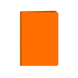 Блокнот А6+ 48л клетка/линия ЛАЙТ "NEON. Оранжевый" искусс.кожа БНККЛ6484324 Эксмо