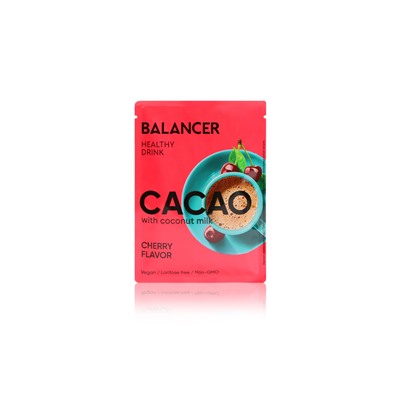 Какао Balancer на кокосовом молоке с вишней, 5 саше