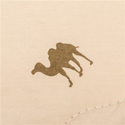 Одеяло всесезонное Адамас "Верблюжья шерсть", размер 140х205 ± 5 см, 300гр/м2, чехол тик 601153