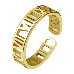 Безразмерное кольцо "Римские цифры", Grande Stella