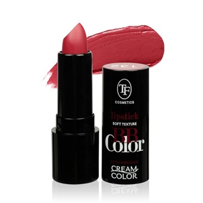 Триумф tf Помада кремовая для губ BB Color Lipstik 132 Сливовый 83323