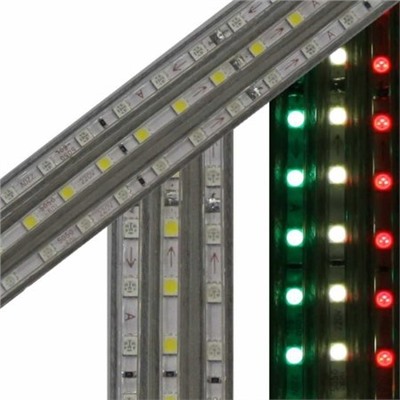 Лента светодиодная 5 м с ВТ SMD3528 220V 60LEDs IP65/ КРАСНЫЙ