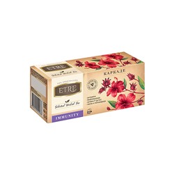 «ETRE», чайный напиток Immunity каркаде, 25 пакетиков, 37,5 г