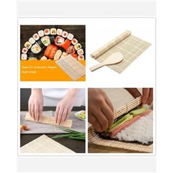 Бамбуковый коврик+лопатка для приготовления суши-роллов. 9046264