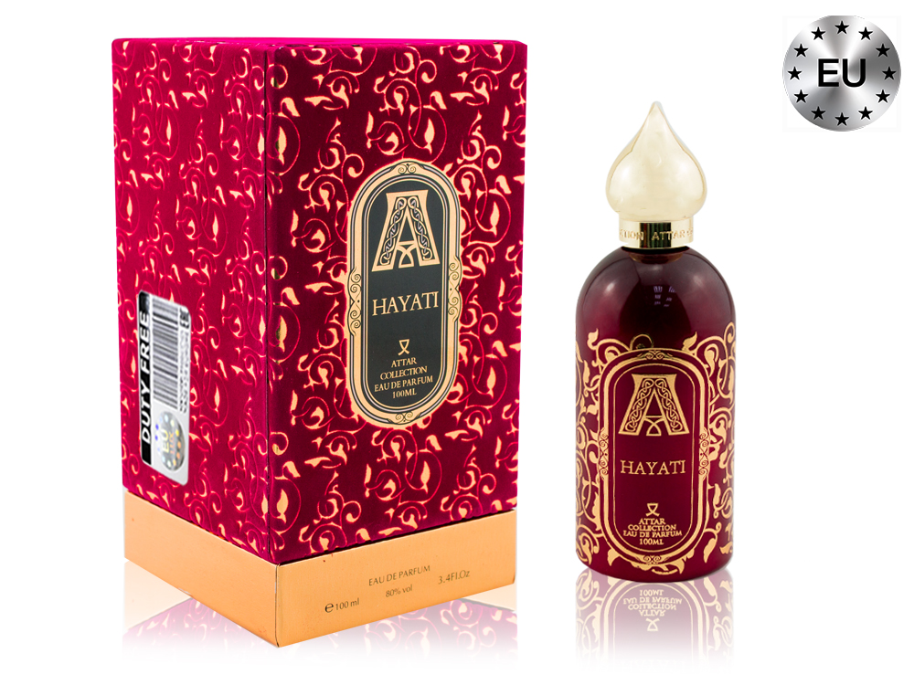 Духи hayati attar collection. Attar collection Hayati EDP, 100 ml. Attar collection Hayati 100 мл. Аттар коллекшн Хаяти. Attar collection Hayati унисекс 100 мл парфюмерная вода 100 мл.