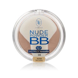 TF Пудра компактная Nude BB Powder 3in1 тон 06 теплый натуральный (Китай)