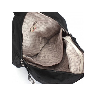 Рюкзак жен текстиль BoBo-1303-1 (дорожный),  1отд. 1внеш,  4внут/карм,  черный 238682