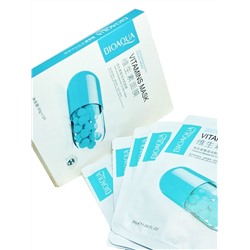 Маска для лица BioAqua Vitamins Ice Skin Mask 5 штКосметика уходовая для лица и тела от ведущих мировых производителей по оптовым ценам в интернет магазине ooptom.ru.