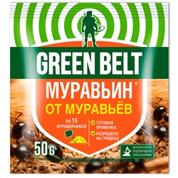 Средство от муравьев "Муравьин" пакет 50гр, Грин Бэлт (Россия)