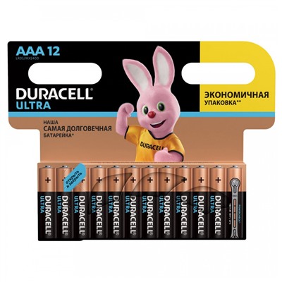 Батарейка AAA Duracell LR03 Ultra Power (12-BL) (12/144/39168) ЦЕНА УКАЗАНА ЗА 12 ШТ
