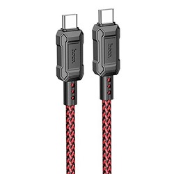 Кабель Type-C - Type-C Hoco X94 Leader PD 60W 100см 3A  (red)