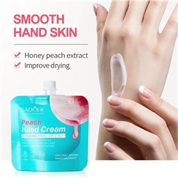 Крем для рук с экстрактом персика Sadoer Peach Hand Cream 30мл