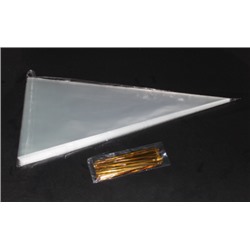 Пакет треугольник набор 100 штук 16х30х6 / TG1630 /уп 50/